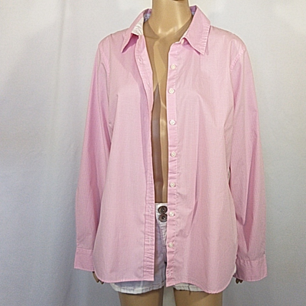 Originals Van Heusen Pink Gingham Slim Fi